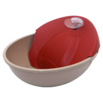FUENTE BEBEDERO TIPO PLATO ROJO