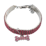 COLLAR DIAMANTE HUESITO S 20CM